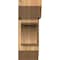 Ekena Millwork Legacy Slat Rough Sawn Bracket w/ Offset Brace, Western Red Cedar, 8"W x 22"D x 22"H BKT0806X22X22LEC06RWR - alternate 4